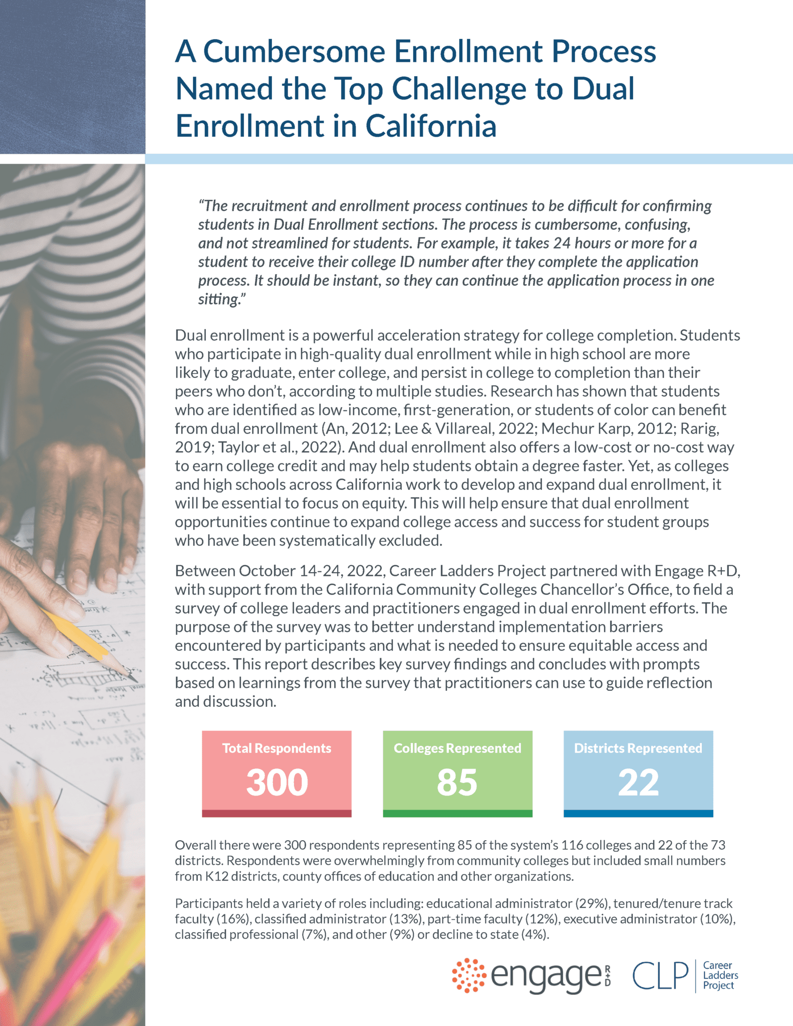 A Cumbersome Enrollment Process Named the Top Challenge to Dual enrollment in California cover page_Page_1